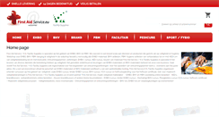 Desktop Screenshot of firstaidservice.eu